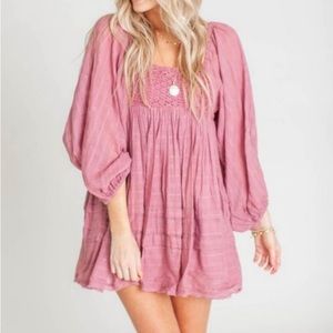 NWT Free People Ari Mini Dress L